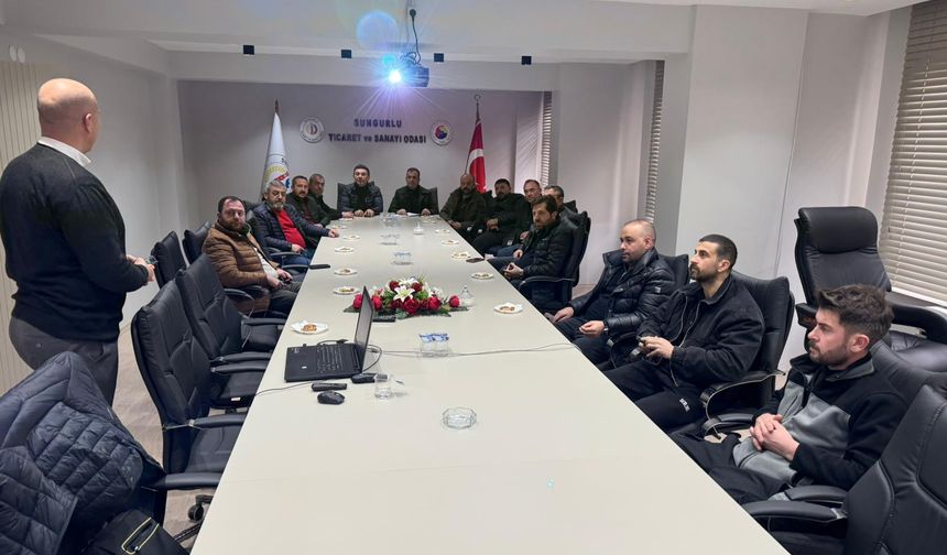 Sungurlulu girişimcilere KOSGEB  destekleri hakkında bilgi verildi