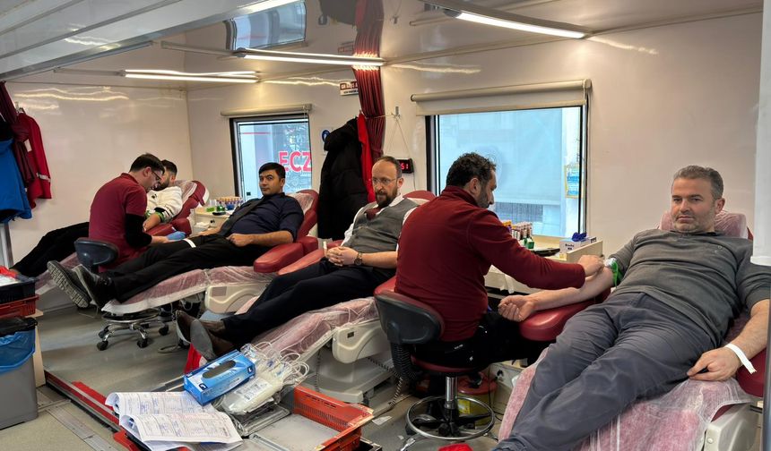 İskilip’te “kan ver hayat kurtar” kampanyasında 128 ünite kan toplandı