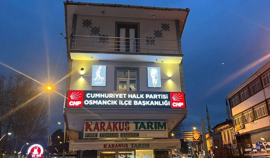 CHP Osmancık’ta yeni  hizmet binasına taşındı