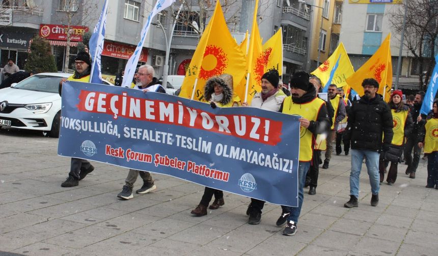 KESK’ten “geçinemiyoruz” grevi: “Kaynak sermayeye  var, emekçiye yok”