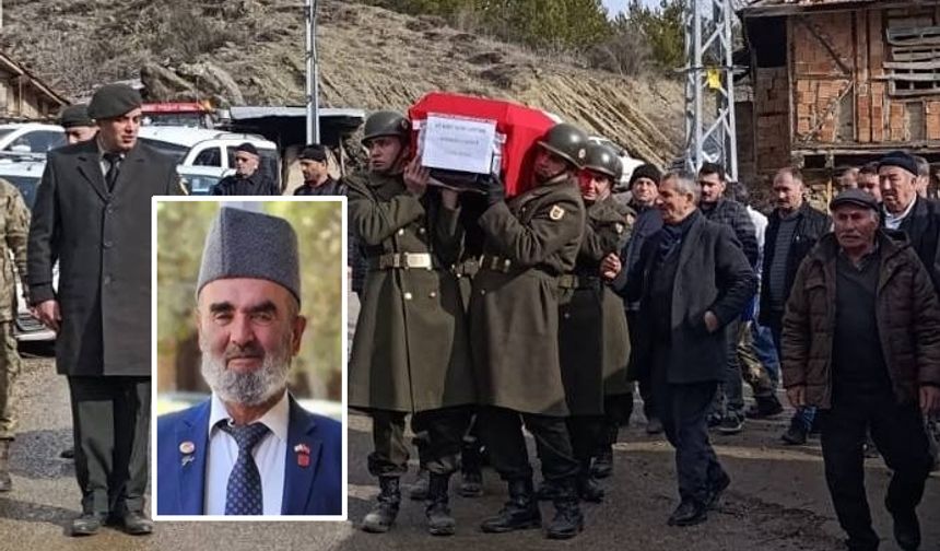 Kıbrıs gazisi son  yolculuğuna uğurlandı