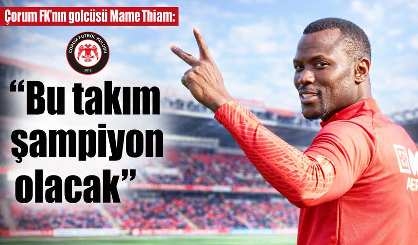 “Bu takım şampiyon olacak”