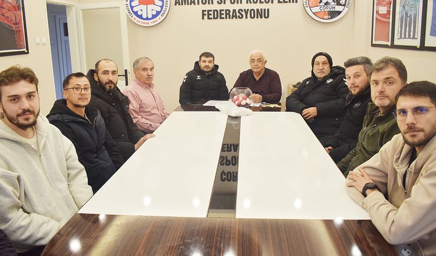 U13 Futbol Ligi’nin teknik toplantısı yapıldı