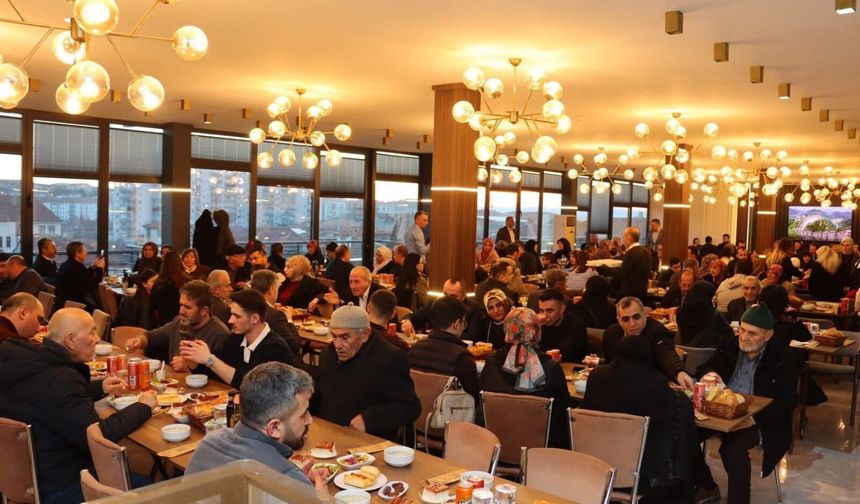 Sungurlu'da gazi ve  şehit ailelerine iftar