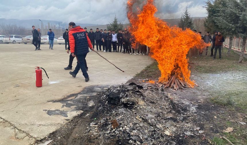 Mecitözü'nde afet eğitimi
