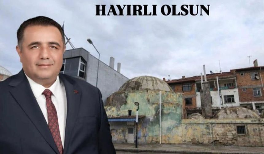 Tarihi hamam için  5 milyonluk ödenek