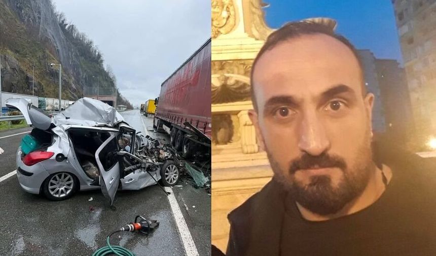 Çorumlu genç acı kazada hayatını kaybetti