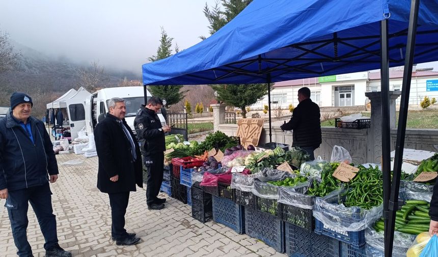 Laçin'de 5 yıldır kapalı  olan pazar yeniden açıldı