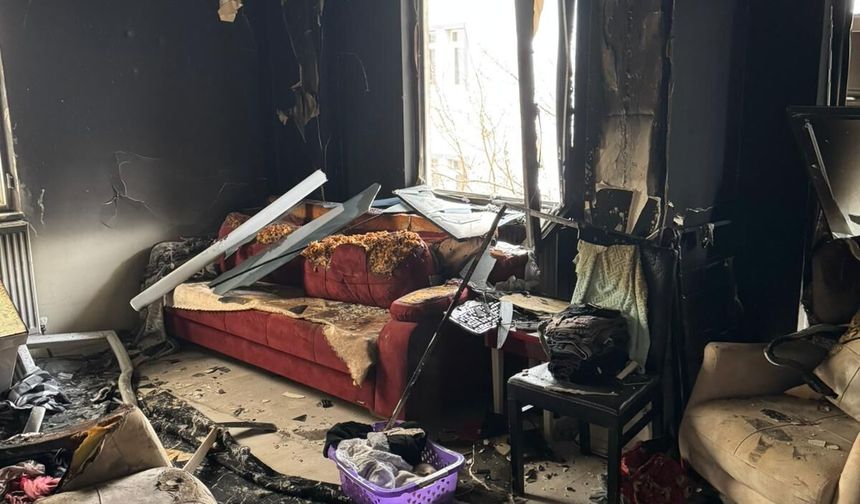 Çorum’da korkutan yangın: Genç kiracının evi küle döndü