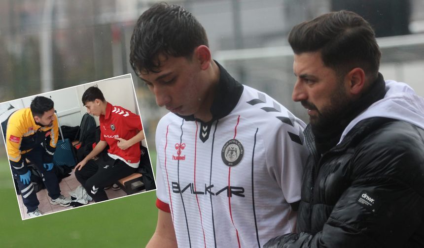 Çorum FK’lı futbolcu hastanelik oldu