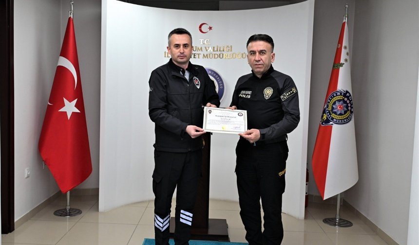 Çorum'a özel güvenlik görevlisi 30 milyonluk vurgunu önledi