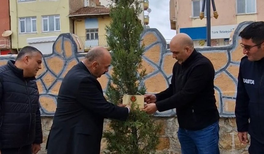 Ortaköy’de Bekir  Şahin adına ağaç