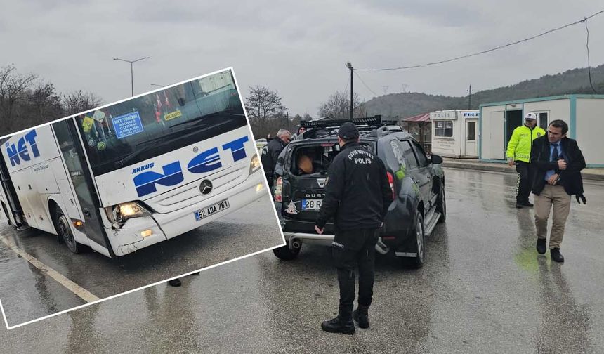 Çorum’da yolcu otobüsü ile cip çarpıştı: Faciadan dönüldü