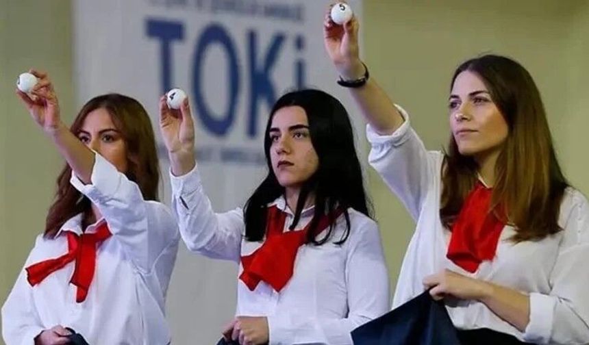 TOKİ'de kura çekilişi tartışma yarattı