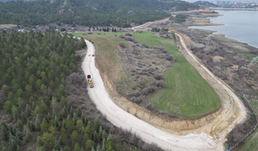 Çorum Barajı'nda 3,5 kilometrelik ring hattı oluşturuluyor