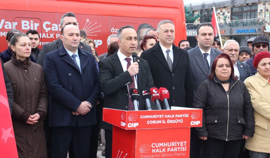 Çorum’da İmamoğlu’nun mektubu okundu “Bu mücadele memleket meselesidir”