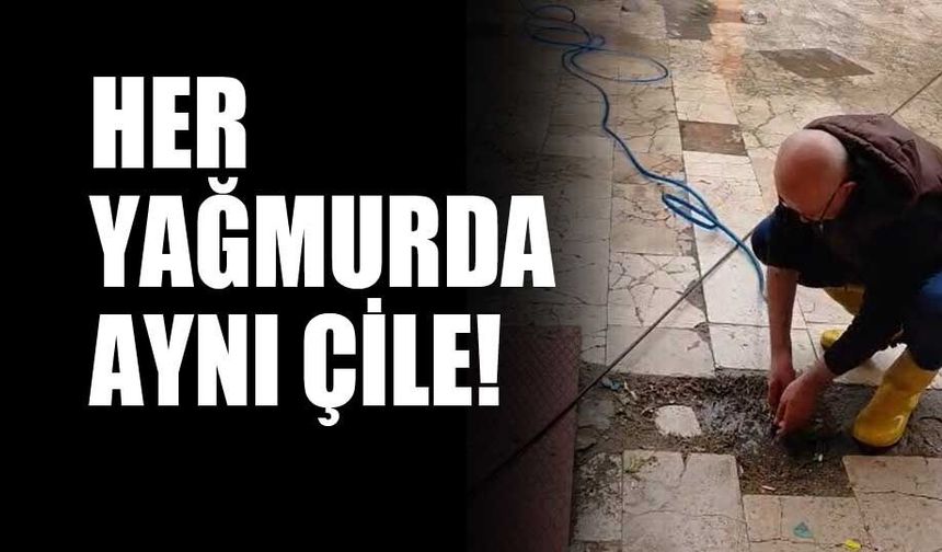 Tıkanan gider esnafı isyan ettirdi