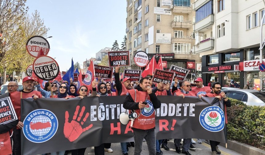 Eğitimcilerden şiddete ortak tepki