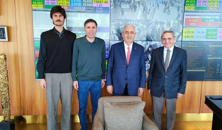 Sungurlu Gazetesi’nden Ahmet Ahlatcı’ya ziyaret