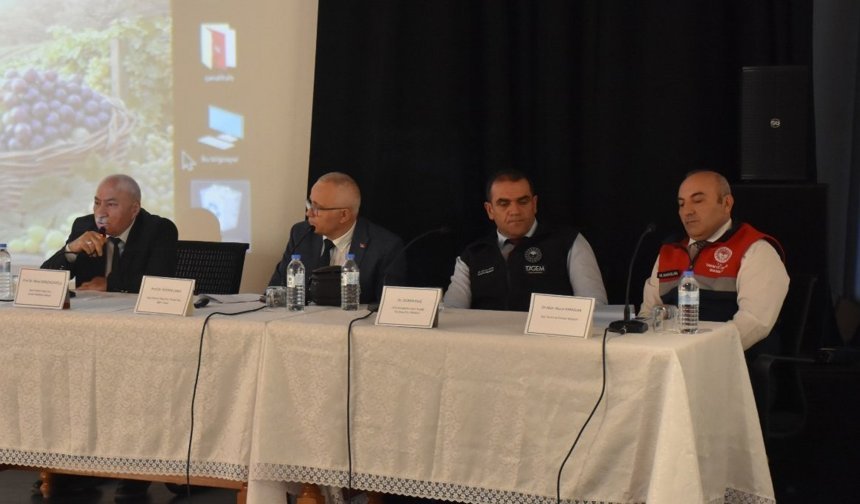 Çorum'da bağcılığın geleceği ele alındı