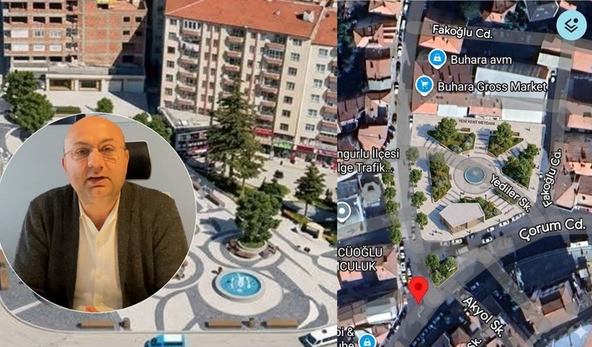 Şahin’den Sungurlu’ya  “kent meydanı” önerisi