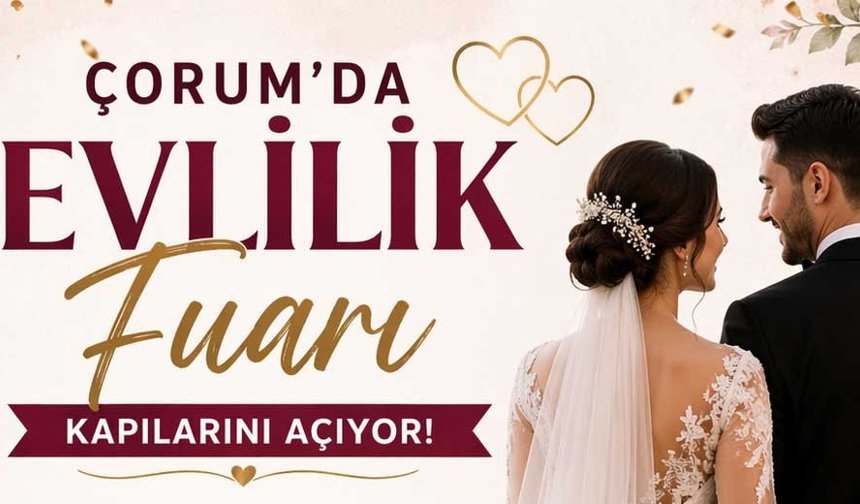 Çorum’da Evlilik Fuarı Kapılarını Açıyor