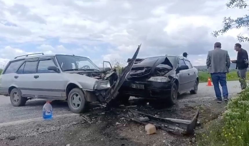 Burun buruna çarpıştılar: Yaralılar var