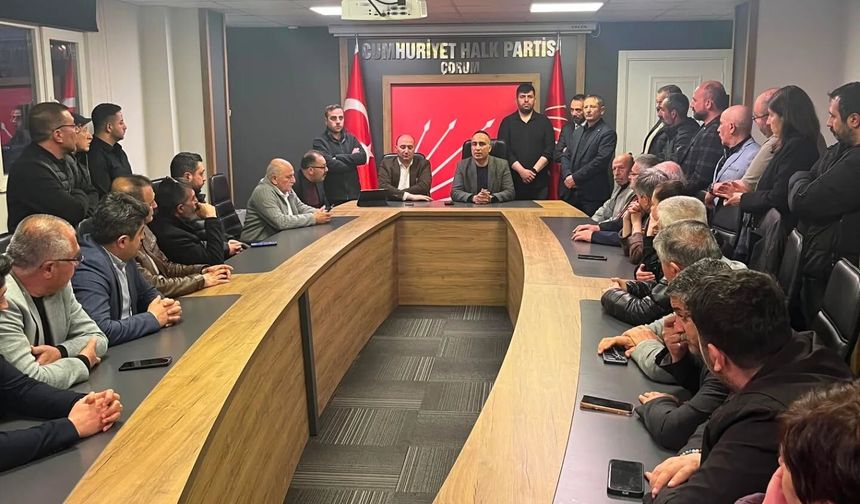 CHP’de “mutlak butlan” kararına Çorum’dan tepki   “Partimize sahip çıkacağız”
