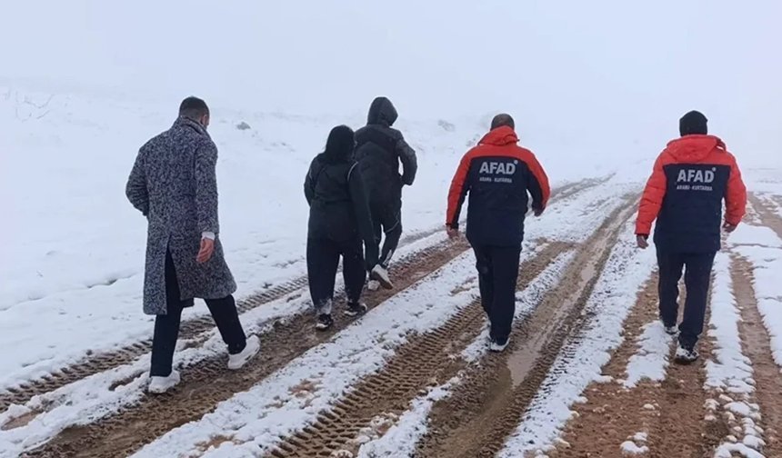 Kösedağ’da mahsur kalan 3 kişi...