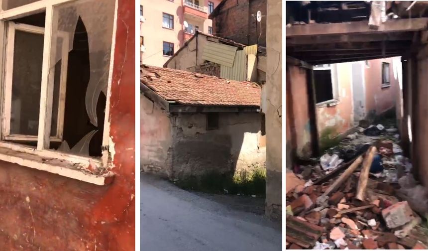 Çorum’da metruk bina alarmı