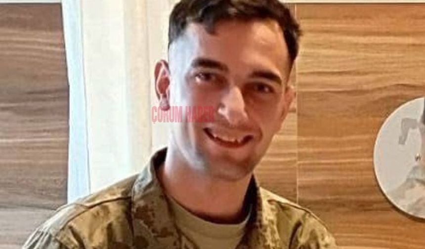 Çorumlu uzman çavuştan acı haber