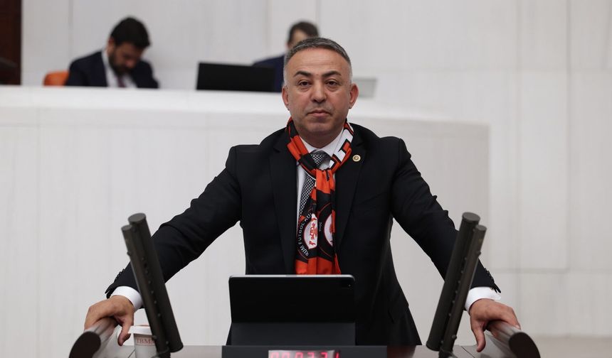 CHP’li Tahtasız’dan Arca Çorum FK’ya Meclis kürsüsünden destek