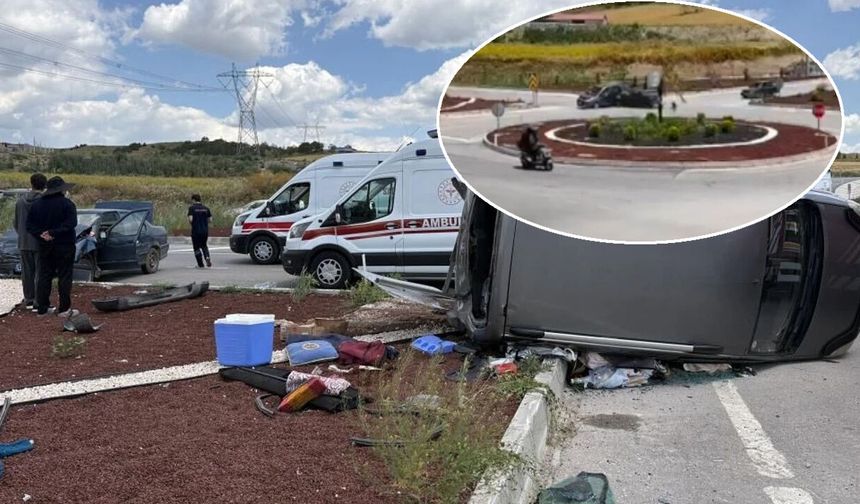 Osmancık kavşağındaki kazada sürücü hayatını kaybetti, kaza anı kamerada!
