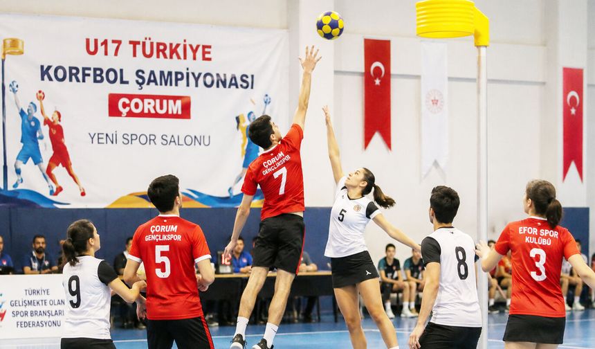 U17 Korfbol Türkiye Şampiyonası Çorum’da başlıyor