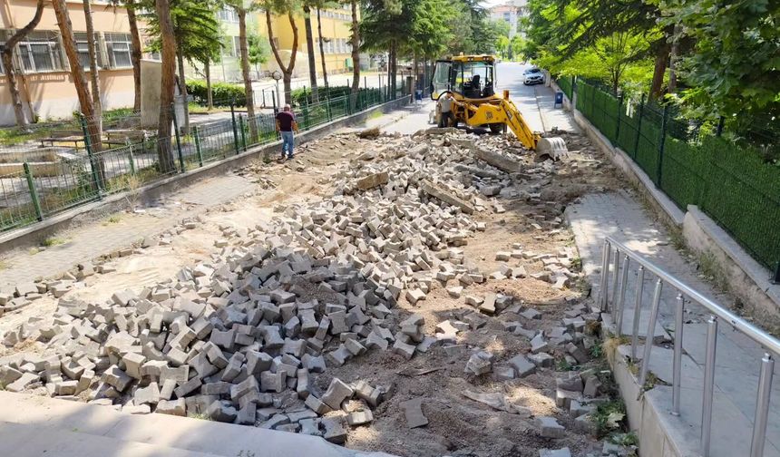ARCA Çorum FK Sokağı'nda  dönüşüm çalışmaları başladı
