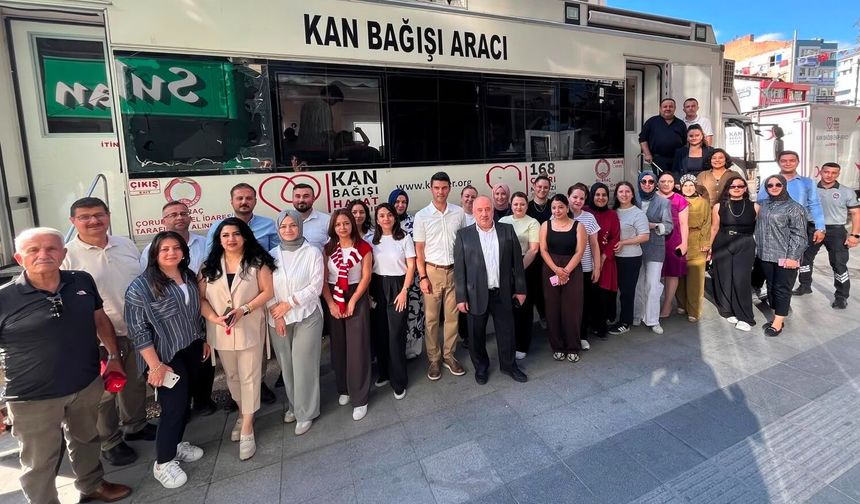 Çorumgaz’dan hayat kurtaran bağış:   76 ünite kan, 9 kök hücre