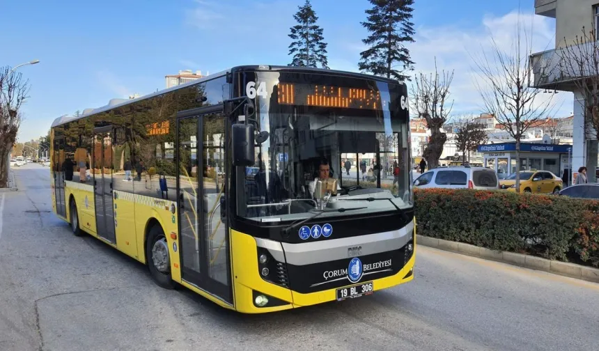 Çorum'da toplu ulaşıma zam geldi! İşte yeni fiyatlar