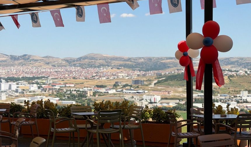 Çorum manzaralı Teras Kafe açıldı