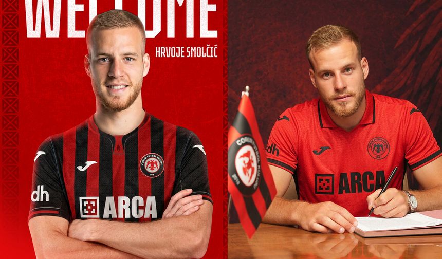 Beşinci transfer: Hrvoje Smolcic Çorum FK’da