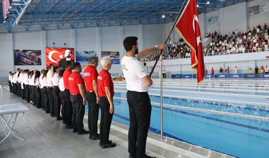 Çorum'da dev yüzme  şampiyonası başladı