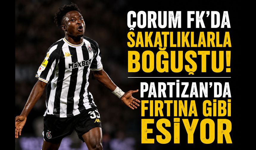 Partizan'da fırtına gibi esiyor