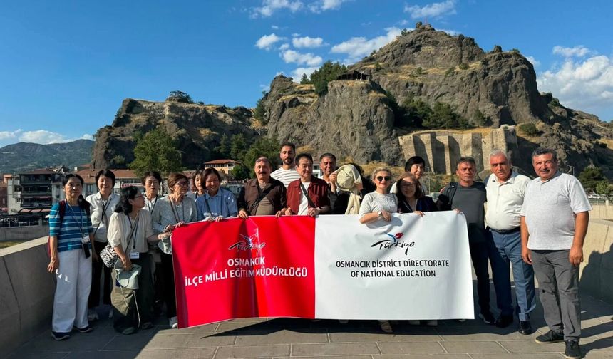 Japon öğretmenler  Osmancık’a hayran kaldı