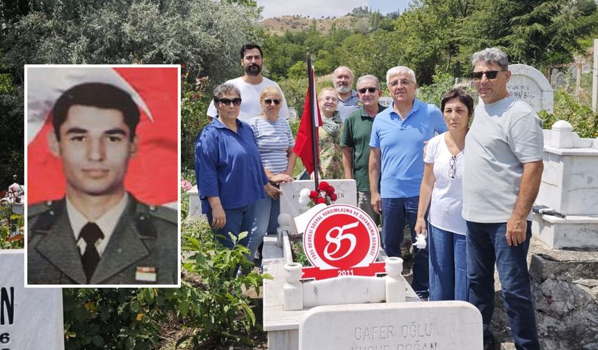 Şehit Naci Doğan’ın dönem  arkadaşlarından vefa ziyareti