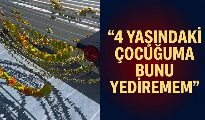 “4 yaşındaki çocuğuma bunu yediremem”