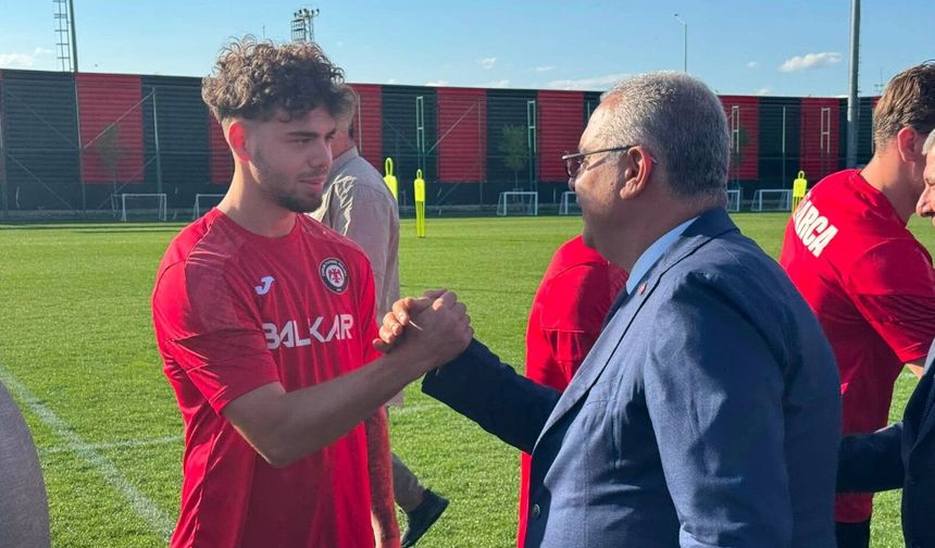 Protokolden Çorum FK’ya moral ziyareti
