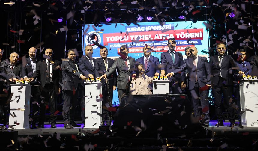 Sungurlu'da düğün salonu ve kongre merkezi ile GES projesinin temeli atıldı