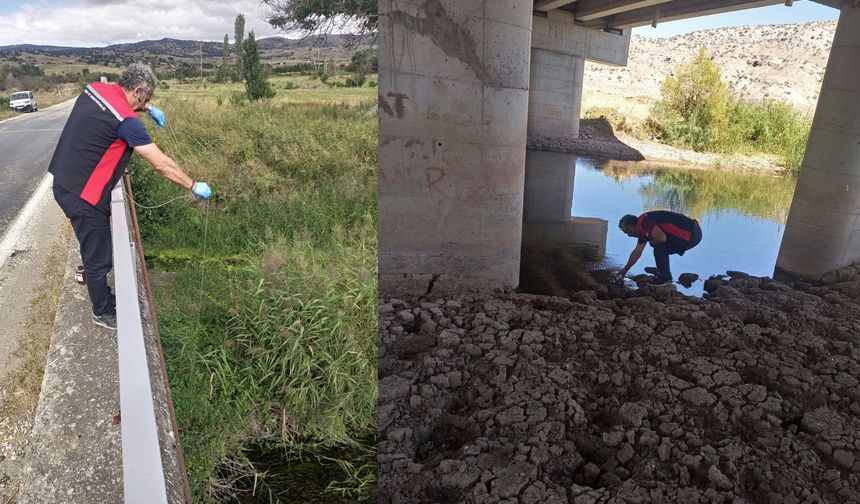 Çorum’da 11 noktadan  su numunesi alındı