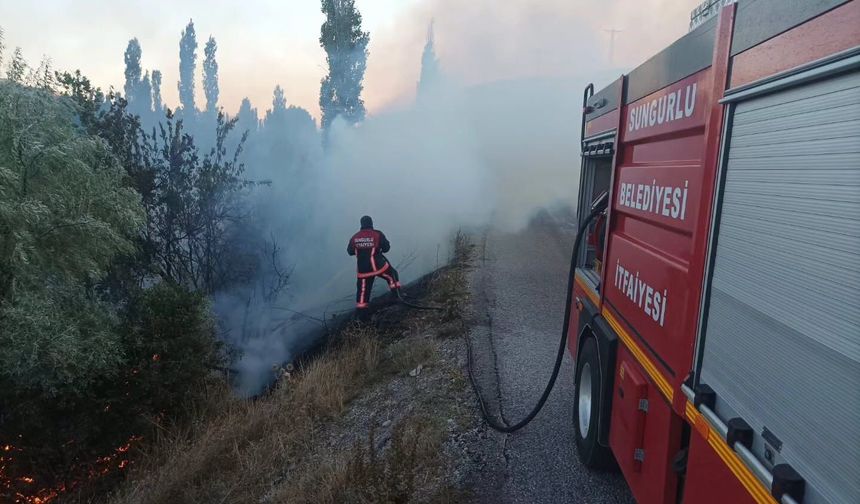 Bir ayda 305 yangına müdahale edildi