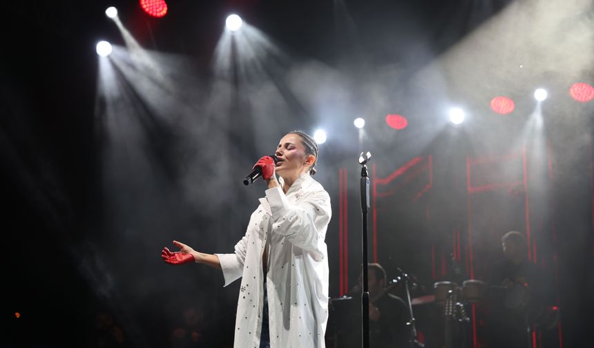 Osmancık'ta Merve Özbey coşkusu