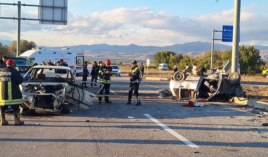 İskilip yolunda can pazarı: 7 yaralı